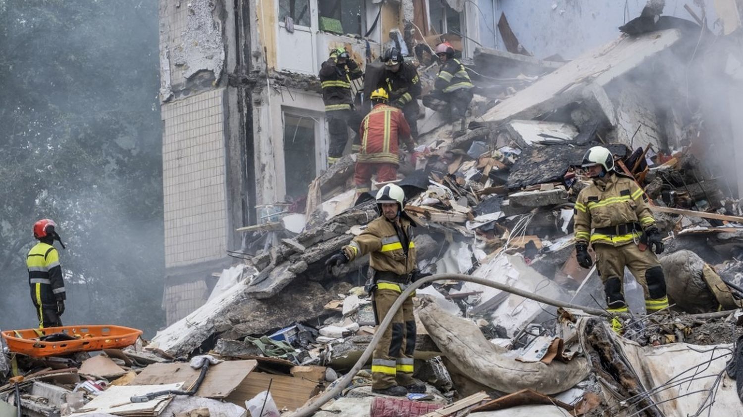 Président ukrainien condamne &lsquo;spectacle meurtrier&rsquo; de Moscou