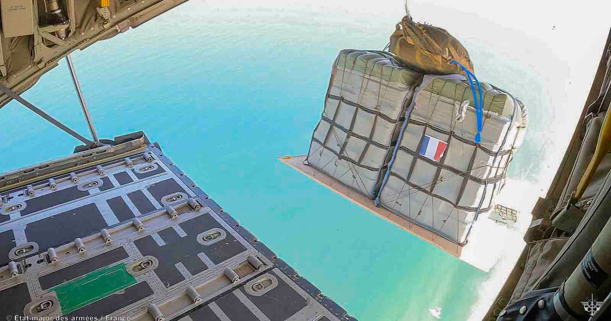 Opération de parachutage de ravitaillement par l&rsquo;Armée de l&rsquo;Air entamée
